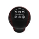 Audi Leather Screw-On Type Gear Shift Knob Stick 5 Speed Manual Transmission Shifter Lever