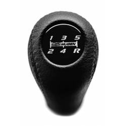 Honda / Acura Mugen Power Leather Gear Shift Knob Stick 5/6 Speed Manual Transmission Shifter Lever Screw-On Type M10xP1.5