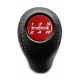 Honda / Acura Mugen Power Leather Gear Shift Knob Stick 5 Speed Manual Transmission Shifter Lever Screw-On Type M10xP1.5