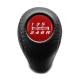 Honda / Acura Mugen Power Red Emblem Leather Shift Knob Stick 5 Speed Manual Transmission Shifter Lever M10xP1.5