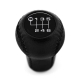 Audi Short Shift Knob Genuine Leather 6 Speed Manual Transmission Gear Shifter Lever Screw-On Type M12x1.5
