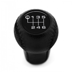 Audi Leather Gear Shift Knob Stick 6 Speed Manual Transmission Shifter Lever Screw-On Type M12x1.5