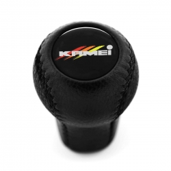 Audi Kamei Leather Gear Shift Knob Stick 4 5 6 Speed Manual Transmission Shifter Lever Screw-On Type M12x1.5