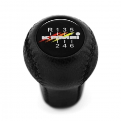 Audi Kamei Leather Gear Shift Knob Stick 6 Speed Manual Transmission Shifter Lever Screw-On Type M12x1.5