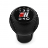 Audi S3 S4 S6 S8 Sport Genuine Leather Short Shift Knob 5 Speed Manual Transmission Gear Shifter Lever Screw-On Type M12x1.5