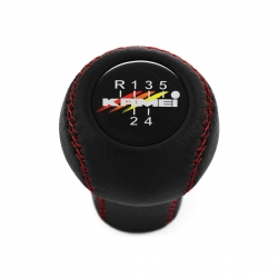 Audi Kamei 100 S4 Typ 4A C4 1991-1994 UR S6 C4 Typ 4a5 Avant Typ 4a9 1994-1997 Red Stitched Leather Shift Knob 5 Speed M12X1.5