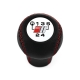 Audi S Sport White Emblem 100 S4 Typ 4A C4 1991-1994 UR S6 C4 Typ 4a5 Avant Typ 4a9 1994-1997 Red Stitch Gear Shift Knob 5 Speed