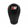 Audi S Sport Leather Gear Stick Shift Knob 4-5-6 Speed Manual Transmission Shifter Lever Screw-On Type M12x1.5