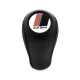 Audi S Sport Quattro Leather Gear Shift Knob Stick 5/6 Speed Manual Transmission Shifter Lever Screw-On Type M12x1.5