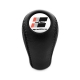 Audi S Sport Leather Screw-On Type Gear Shift Knob Stick 5/6 Speed Manual Transmission Shifter Lever