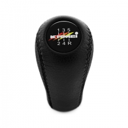 Audi Kamei Leather Gear Shift Knob Stick 5 Speed Manual Transmission Shifter Lever Screw-On Type M12x1.5