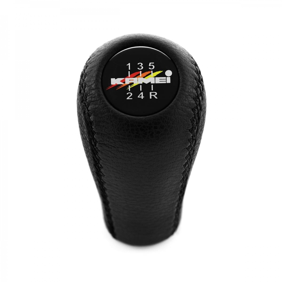 Audi Kamei Leather Gear Shift Knob Stick 5 Speed Manual Transmission Shifter Lever Screw-On Type M12x1.5