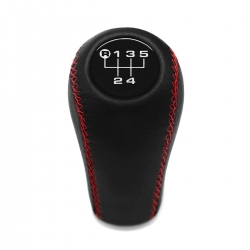 Audi 100 S4 Typ 4A C4 1991-1994 UR S6 C4 Typ 4a5 Avant Typ 4a9 1994-1997 Red Stitched Leather Gear Shift Knob 5 Speed M12X1.5