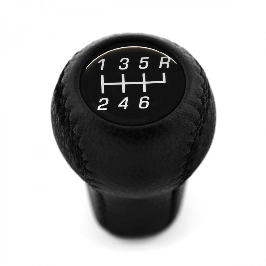 Ford Mustang Cobra Saleen 2003-2004 Genuine Leather Short Shift Knob T-56 Manual Transmission 6 Speed Shifter Lever M12x1.75