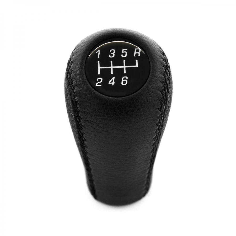 Ford Mustang Cobra 2003-2004 Genuine Leather Gear Stick Shift Knob T-56 Manual Transmission 6 Speed Shifter Lever M12x1.75