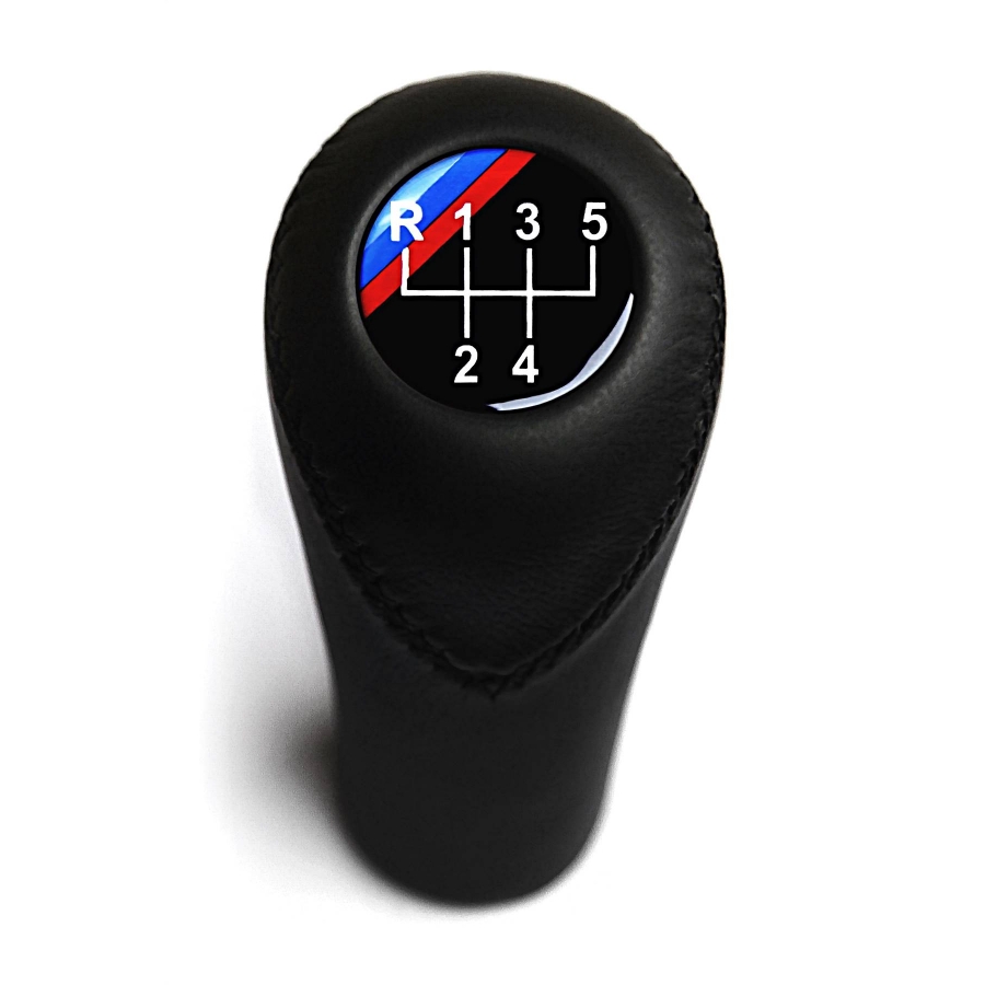 BMW M Technic Leather Gear Shift Knob Stick 5 Speed Manual Transmission Shifter Lever