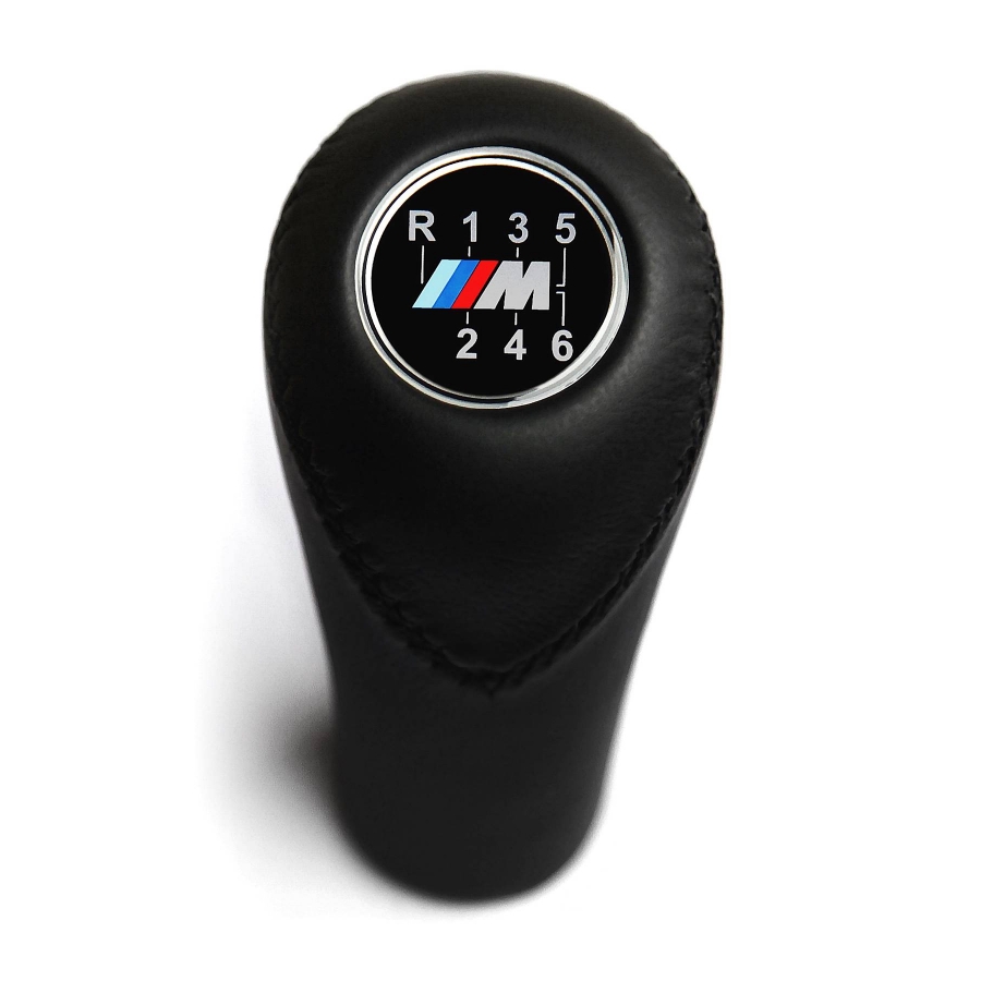 BMW M Sport Leather Gear Shift Knob Stick 6 Speed Manual Transmission Shifter Lever