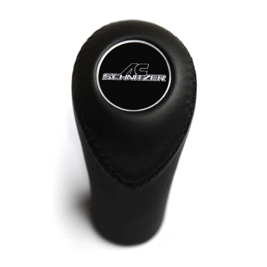BMW AC Schnitzer Leather Gear Shift Knob Stick 5/6 Speed Manual Transmission Shifter Lever