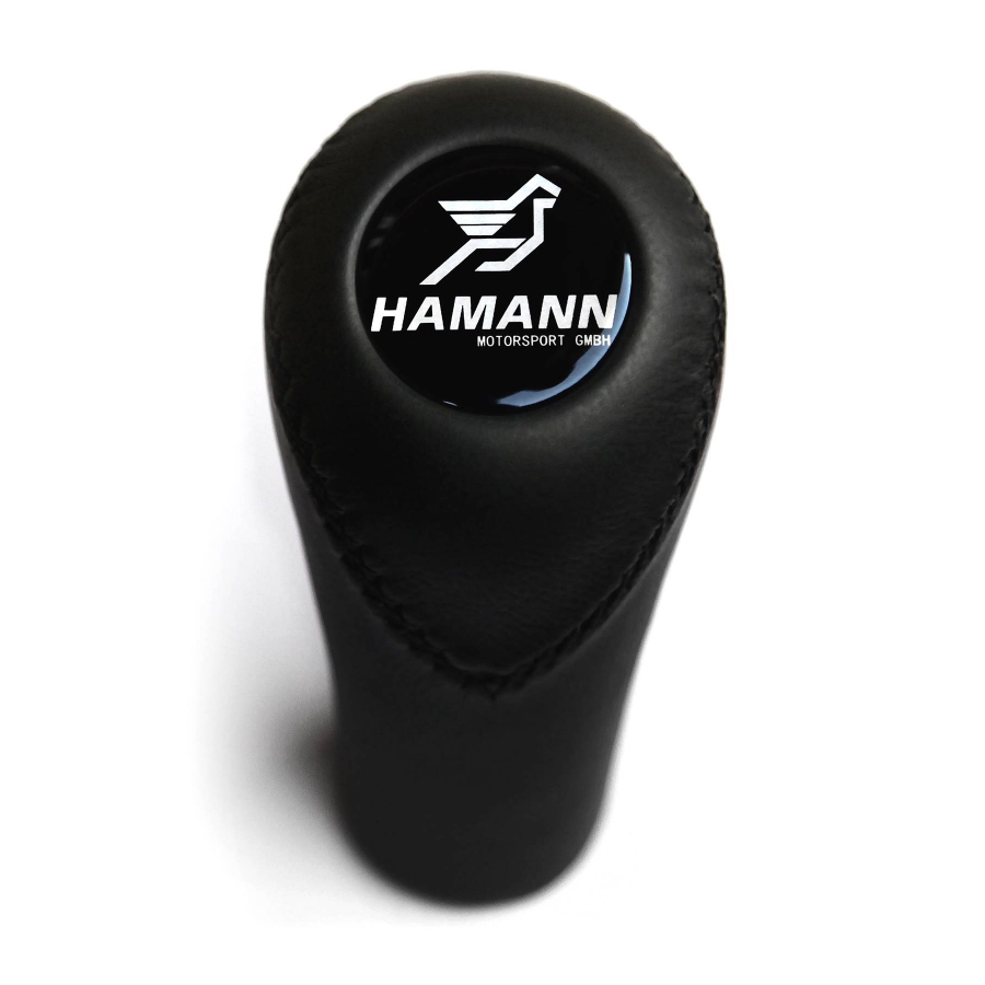 BMW Hamann Leather Gear Shift Knob Stick 5/6 Speed Manual Transmission Shifter Lever