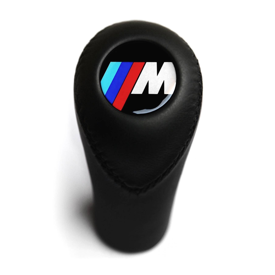 BMW M Technic Leather Gear Shift Knob Stick 5/6 Speed Manual Transmission Shifter Lever
