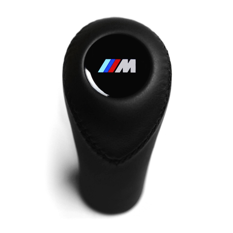 BMW Leather Classic Gear Shift Knob Stick 5/6 Speed Manual Transmission Shifter Lever