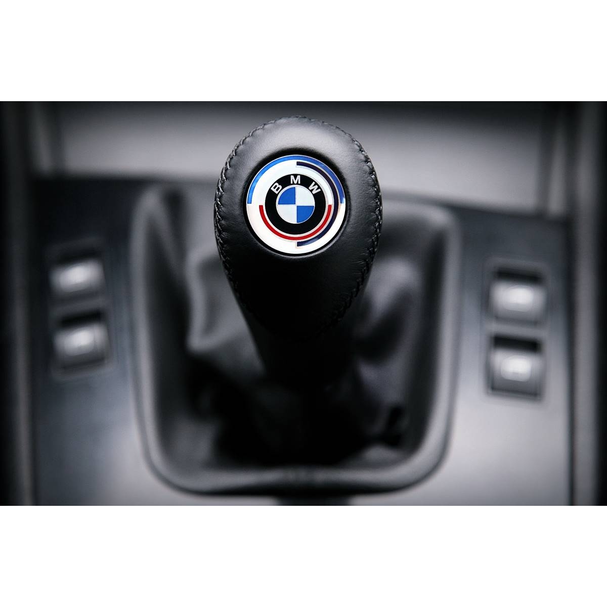 Shift Knob For BMW 3 5 6 7 8 Series Early Motorsport 4-5-6 Speed Manual  Transmission Genuine Leather Shifter Lever Push-in Type 