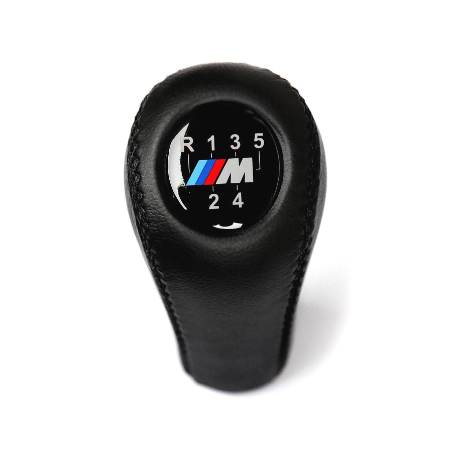 BMW M Sport Leather Gear Shift Knob Stick 5 Speed Manual Transmission Shifter Lever