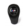 Gear Stick Shift Knob For BMW M Sport 6 Speed Manual Transmission Genuine Leather Shifter Lever Push-in Type