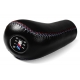 BMW M Sport Tri Color ///M stitched Leather Gear Shift Knob Stick 6 Speed Manual Transmission Shifter Lever