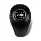 BMW M Sport Tri Color ///M stitched Leather Gear Shift Knob Stick 6 Speed Manual Transmission Shifter Lever