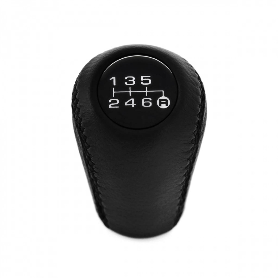 Nissan Nismo Logo Shift Knob For Lift-Up Reverse 6 Speed Manual Transmission Real Leather Shifter Lever Screw-On Type M10xP1.25