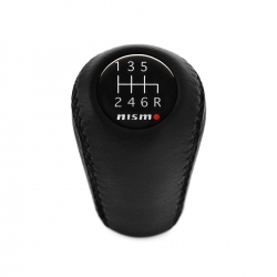 Nissan Gear Shift Knob For Lift-Up Reverse 6 Speed Manual Transmission Genuine Leather Shifter Lever Screw-On Type M10xP1.25