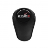 Nissan Nismo Emblem Shift Knob For Lift-Up Reverse Lockout 6 Speed Manual Transmission Shifter Lever Screw-On Type M10xP1.25