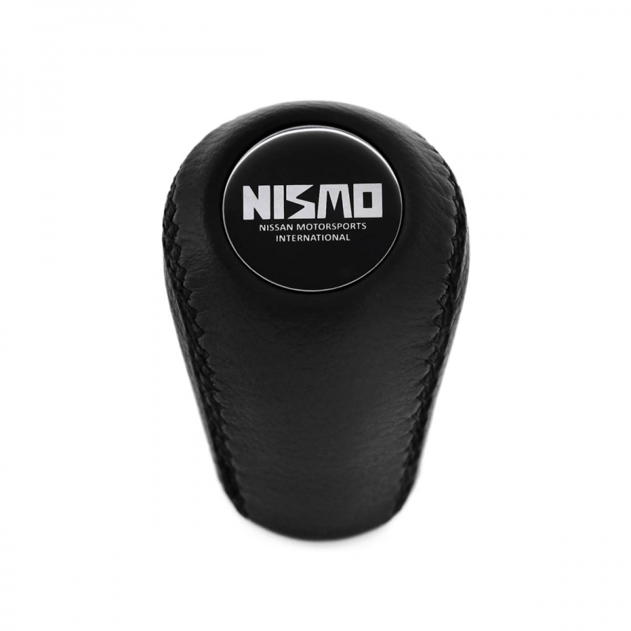 Nissan Nismo Emblem Shift Knob For Lift-Up Reverse Lockout 6 Speed Manual Transmission Shifter Lever Screw-On Type M10xP1.25