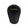 Lexus Golden Emblem Shift Knob Pull-UP Reverse Lockout 6 Speed Manual Transmission Shifter Lever Screw-On Type M12x1.25