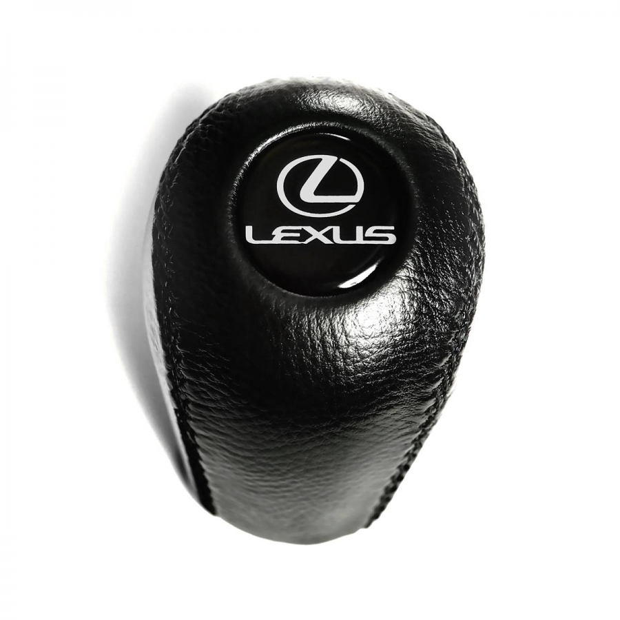 Lexus Leather Gear Shift Knob Stick 5/6 Speed Manual Transmission Shifter Lever Screw-On Type