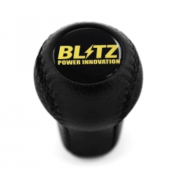 Mitsubishi Blitz Genuine Leather Short Shift Knob 4 5 Speed MT Gear Shifter Lever Screw-On Type M10x1.25