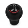 Mitsubishi Motors Genuine Leather Short Shift Knob 5 Speed Manual Transmission Gear Shifter Lever M10x1.25 Screw-On Type