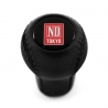 Mitsubishi Nardi Tokyo Red Genuine Leather Short Shift Knob 4 5 Speed MT Gear Shifter Lever M10x1.25 Screw-On Type