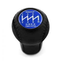 Mitsubishi Short Shift Knob 6 Speed MT Pull-UP Reverse Lockout Genuine Leather Shifter Lever Screw-On Type M10x1.25