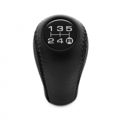 Mazda Leather Screw-On Type Gear Shift Knob Stick 6 Speed Manual Transmission Shifter Lever M10x1.25