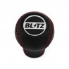 Mitsubishi Blitz Genuine Leather Red Stitched Gear Shift Knob 4 5 Speed MT Shifter Lever Screw-On Type M10x1.25