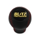 Mitsubishi Blitz Power Innovation Red Stitched Gear Shift Knob 4 5 Speed MT Shifter Lever Screw-On Type M10x1.25