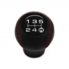 Mitsubishi Genuine Leather Short Shift Knob 5 Speed Manual Transmission Gear Shifter Lever Screw-On Type M10x1.25
