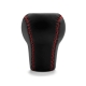 Mitsubishi Shift Knob 6 Speed MT Pull-UP Reverse Lockout Genuine Leather Red Stitched Gear Shifter Lever Screw-On Type M10x1.25