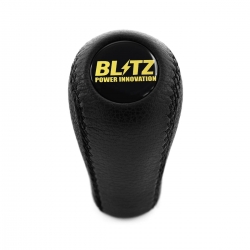 Mitsubishi Blitz Genuine Leather Gear Stick Shift Knob 4 5 Speed MT Shifter Lever Screw-On Type M10x1.25