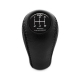 Mitsubishi HKS Black Genuine Leather Gear Stick Shift Knob 5 Speed MT Shifter Lever Screw-On Type M10x1.25