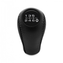 Mitsubishi Gear Shift Knob 6 Speed MT Pull-UP Reverse Lockout Genuine Leather Gear Stick Shifter Lever Screw-On Type M10x1.25