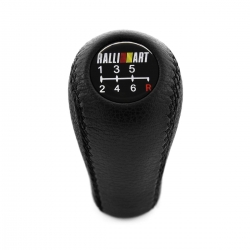 Mitsubishi Shift Knob 6 Speed MT Pull-UP Reverse Lockout Genuine Leather Gear Stick Shifter Lever Screw-On Type M10x1.25