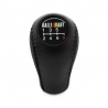 Mitsubishi Evo Ralliart Shift Knob 6 Speed MT Pull-UP Reverse Lockout Genuine Leather Gear Shifter Lever Screw-On Type M10x1.25